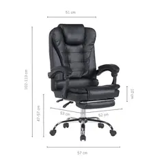 GENERICO - SILLA EJECUTIVA o GAMER CON PORTAPIE