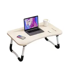 INNOVA - Mesa Plegable Ergonómica Laptop Portátil Multiusos Home Office Blanca