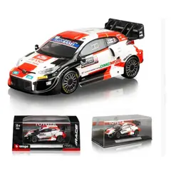 BURAGO - Toyota Gr Yaris Rally 1 - 1:43 Escala Race Rojo