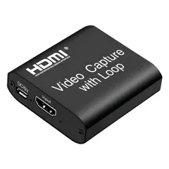GENERICO - Capturadora De Video Hdmi A Usb 1080p 60fps Con Salida Loop