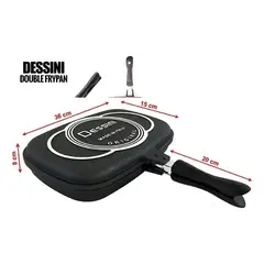 GENERICO - Sartén Doble Parrilla Dessini Antiadherente
