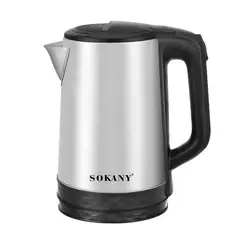 SOKANY - Hervidor Eléctrico 2.3l Acero Inoxidable