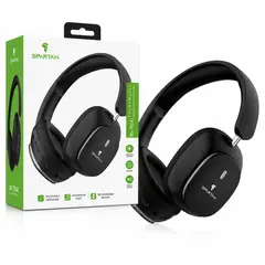 SPARTAN - Audífonos Bluetooth BS-706X Inalámbricos Diadema Ajustable Recargables Negros