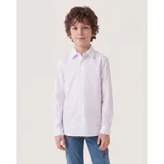 OSTU - Camisa Infantil Niño Manga Larga Blanco #80018214