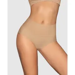 LEONISA - Panty hípster tiro alto de control fuerte 092045