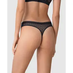 LEONISA - Panty tipo Tanga Brasilera en Encaje 012883
