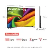 LG - Televisor 85 Pulgadas Nano Uhd 4k Smart Tv 85NU855BPSA.AWC
