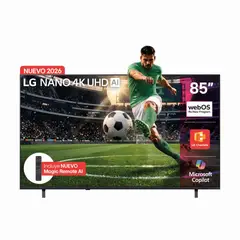 LG - Televisor 85 Pulgadas Nano Uhd 4k Smart Tv 85NU855BPSA.AWC