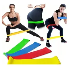 GENERICO - Set x5 Bandas Elasticas de Resistencia