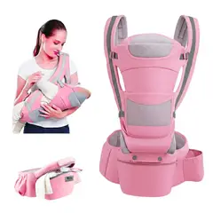 GENERICO - Canguro Portabebe Ergonomico 6 en 1 con Soporte de Cintura Posicion M 3-36 Meses