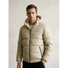 THE CLOTHING COMPANY - Chaqueta Hombre Ovejera Cuero Sintetico Forrada
