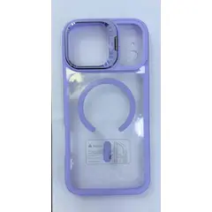 GENERICO - FORRO FUNDA PROTECTOR MAGSAFE COMPATIBLE IPHONE 17 PRO MAX LILA