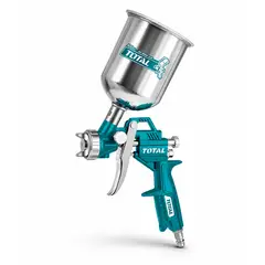 TOTAL TOOLS - Aerografo De Gravedad Vaso 400cc Funciones Graduables, Total