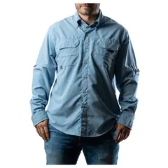LEKAMP - Camisa Manga Larga XXL Azul Celeste