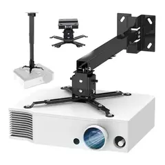 GENERICO - Soporte para Video Beam Sh T3 de Techo y Pared con Brazo Ajustable
