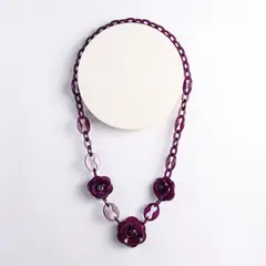 ZYRAL - Collar Morado Mujer Marca ZCOC03-33
