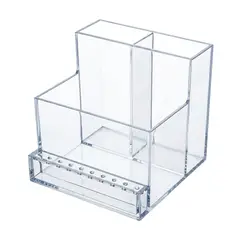 GENERICO - Organizador De Maquillaje Acrílico Transparente Cosméticos