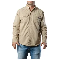 LEKAMP - Camisa Manga Larga T-XXL Caqui