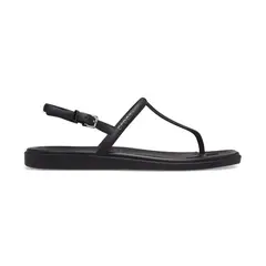 CROCS - Sandalias Miami Thong Sandal Negro Mujer