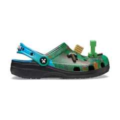 CROCS - Sandalias Minecraft Classsic Clog Multicolor Nios