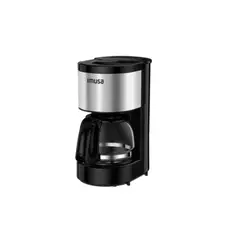 IMUSA - Cafetera de filtro Perfectta 6 Tazas Acero Inoxidable Plateada
