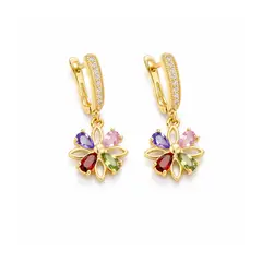 ZYRAL - Aretes Dorado Para Dama Marca ZARC01-445