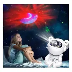 GENERICO - Lámpara Proyector Astronauta Galaxia Luz Nocturna