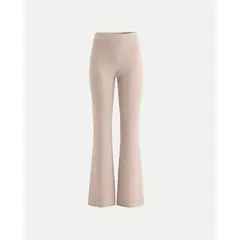 ATMOS - Pantalón Flare Plush para Mujer Deportiva Color Café Marca