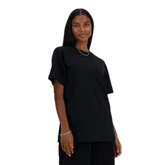 NEW BALANCE - Camisa Deportiva Originals Athletics Negro Mujer