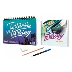 KINAKI - Kit Aprende Brush Lettering - 5 Piezas