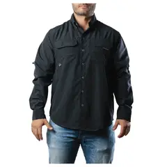 LEKAMP - Camisa Manga Larga Xl Negra