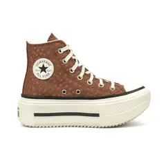 CONVERSE - Botas Ctas Lift Double Stack Mujer Café