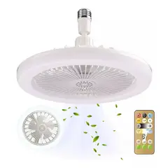 GENERICO - Bombillo Ventilador LED Techo Con Control Remoto