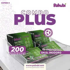 GENERICO - Papel Higiénico Húmedo Biodegradables PAHUBI combo Plus