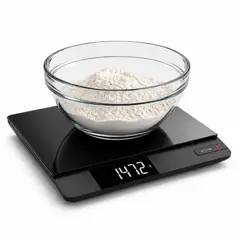 CASATUA - Gramera Balanza Digital Hasta 15 kg Vidrio Templado