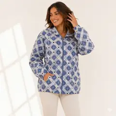 ALMA UNIVERSAL - Chaqueta impermeable geometrica