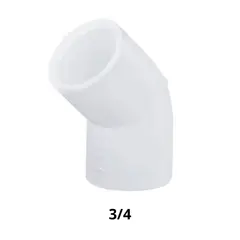 GERFOR - SemiCodo PVC 34 - 26mm