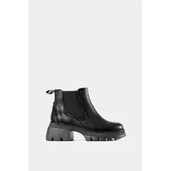 SANTORINI - BOTAS PARA MUJER NAYA CUERO NEGRO