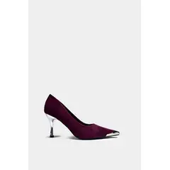 SANTORINI - TACONES PARA MUJER KODA TEXTIL VINOTINTO