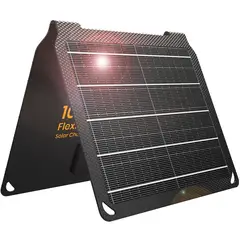 GENERICO - Cargador solar FLEXSOLAR 10W USB 5V 2A Panel Resistente Agua IP67