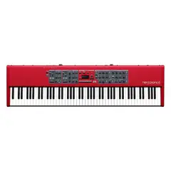 GENERICO - Piano Digital Nord Piano 6 88 Teclas Rojo con Pedal Triple