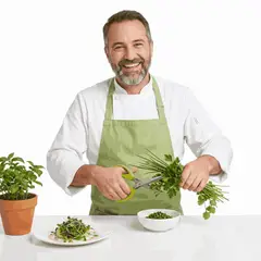 GENERICO - Tijera Multicuchilla Para Hierbas Y Cebollín Hojas