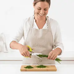 GENERICO - Tijeras Multicapa Acero Inox Para Hierbas Frescas