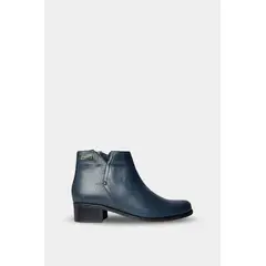 SANTORINI - BOTINES PARA MUJER NILUS CUERO AZUL