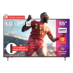 LG - Televisor 55 Pulgadas Uhd Ai Ua80 4k Smart Tv 55UA8055PSA.AWC