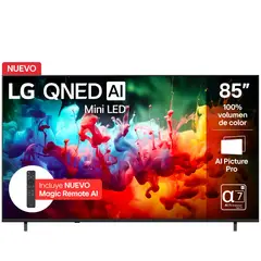 LG - Televisor 85 Pulgadas Qned Ai Mini Led 4k Smart Tv 85QNED70BSA.AWC