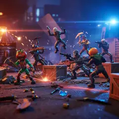 GENERICO - Set Figuras Fortnite Battle Royale Mega Pack 9 Muñecos