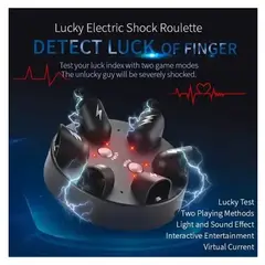 GENERICO - Juego Roulette Lie Detector Eléctrico Modo Aleatorio Sensor Pulso Cardiaco para Fiesta