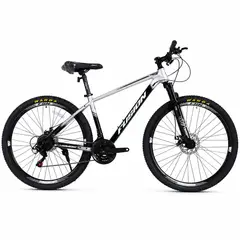 FUSION - Bicicleta Kosmos Rin 29 Acero 24 Vel Gris-Negro