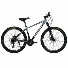 FUSION - Bicicleta Kosmos Rin 29 Acero 24 Vel Gris